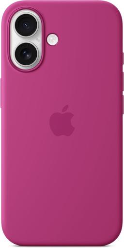Apple Silicone Phone Case with MagSafe for iPhone 16 Plus - Fuchsia