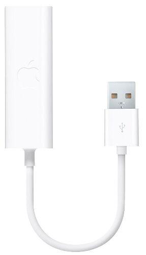 Apple  USB Ethernet Adapter - White - Excellent