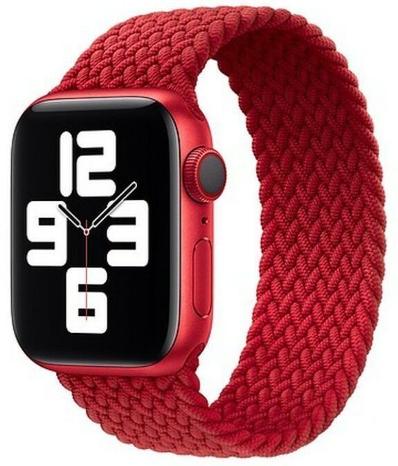 Apple Watch Braided Solo Loop (40mm) - Red - Size 8
