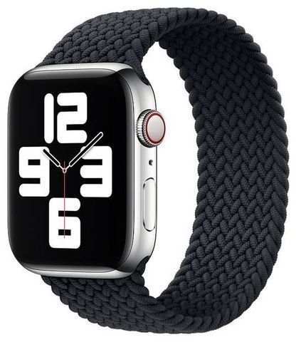 Apple Watch Braided Solo Loop (44mm) - Charcoal - Size 12