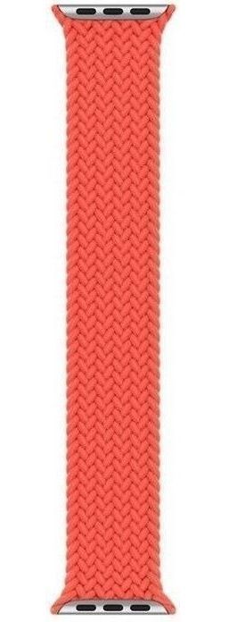 Apple Watch Braided Solo Loop (44mm) - Electric Orange - Size 11