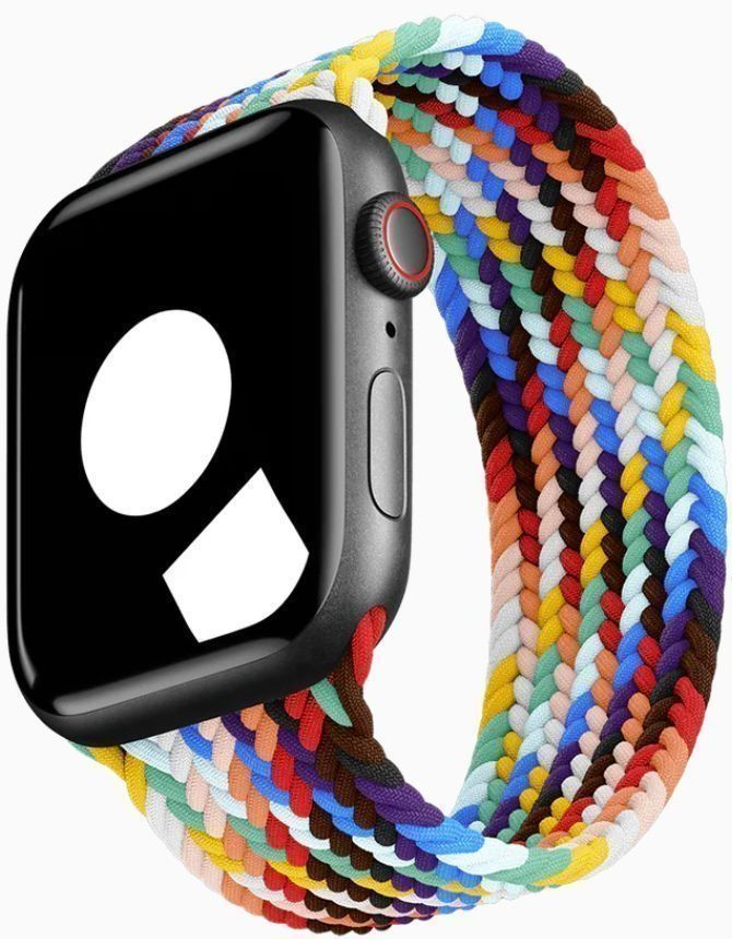 Apple Watch Braided Solo Loop (44mm) - Pride Edition - Size 12