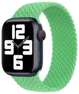 Apple Watch Braided Solo Loop (45mm) - Bright Green - Size 8