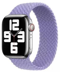 Apple Watch Braided Solo Loop (45mm) - Lavender - Size 7
