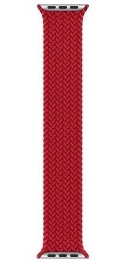 Apple Watch Braided Solo Loop (45mm) - Red - Size 9