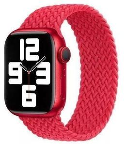 Apple Watch Braided Solo Loop (45mm) - Red - Size 9