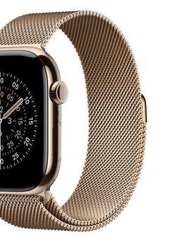 Apple Watch Milanese Loop Band (46mm) - Gold - Small/Medium Size