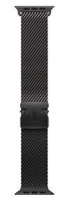 Apple Watch Milanese Loop Band (49mm) - Black - Small Size