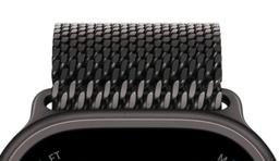 Apple Watch Milanese Loop Band (49mm) - Black - Large Size