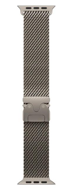 Apple Watch Milanese Loop Band (49mm) - Natural - Large Size