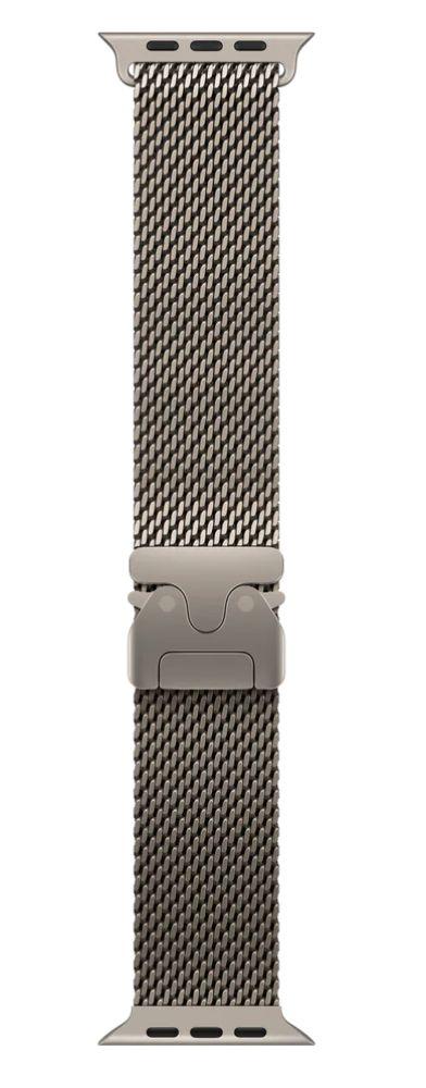 Apple Watch Milanese Loop Band (49mm) - Natural - Large Size
