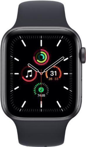Apple  Watch SE (2020) - 32GB - Space Grey-Aluminum-Sport Band-Black - GPS - 40mm - Space Grey - Aluminum - Black - Sport Band - Rubber - Acceptable