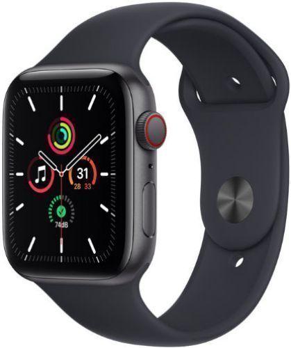 Apple Watch SE 1st Gen (2020) (Cellular + GPS) - 32GB - 40mm - Space Grey Aluminum Case with Midnight Rubber Sport Band