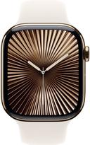 Apple Watch Series 10 Titanium 42mm in Gold in Excellent condition