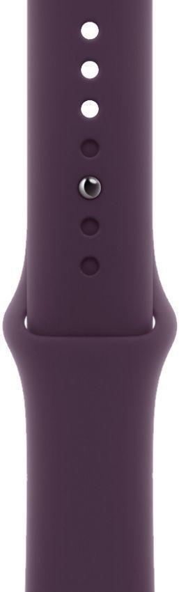 Apple Watch Series 10 (Cellular + GPS) - 64GB - 42mm - Rose Gold Aluminum Case with Plum Rubber Sport Band - S/M Size