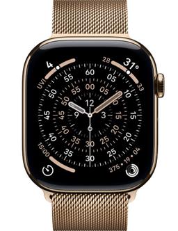 Apple Watch Series 11 (Cellular + GPS) - 64GB - 46mm Stainless Steel - M/L Size