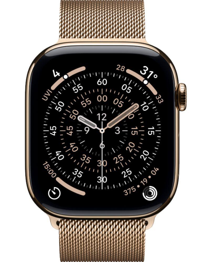 Apple Watch Series 11 (Cellular + GPS) - 64GB - 46mm Stainless Steel - M/L Size