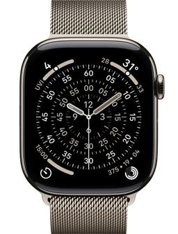 Apple Watch Series 11 (Cellular + GPS) - 64GB - 42mm Stainless Steel - S/M Size