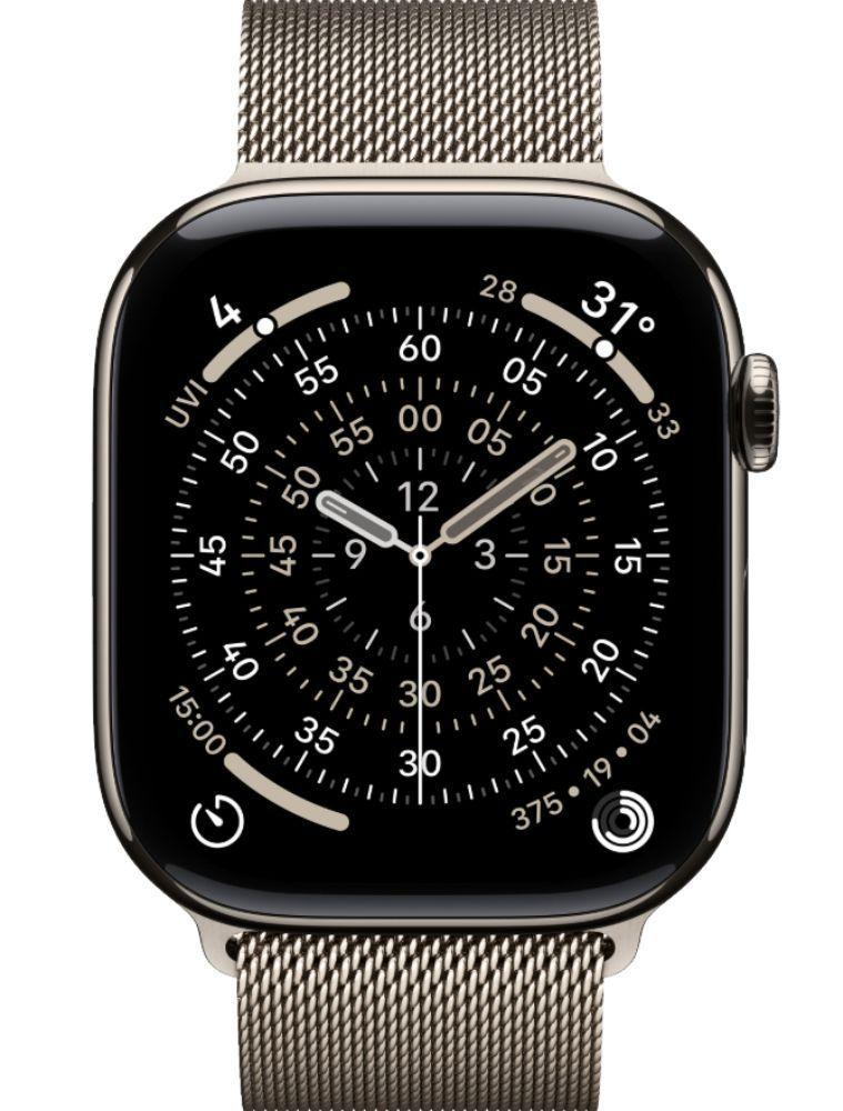 Apple Watch Series 11 (Cellular + GPS) - 64GB - 42mm Stainless Steel - S/M Size