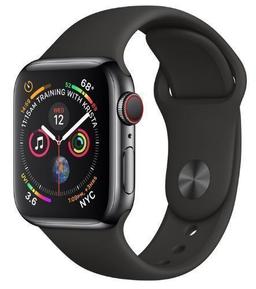 Apple Watch Series 4 (GPS) - 16GB - 40mm - Space Black Stainless Steel Case with Black Rubber Sport Band
