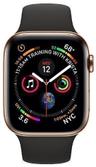 Apple Watch Series 4 (Cellular + GPS) - 16GB - 44mm - Gold Aluminum Case with Black Rubber Sport Band