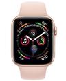 Apple Watch Series 4 (Cellular + GPS) - 16GB - 44mm - Gold Aluminum Case with Pink Sand Rubber Sport Band