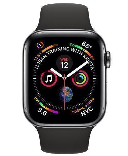 Apple Watch Series 4 Stainless Steel 44mm in Space Black in Excellent condition