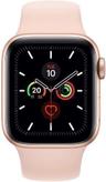 Apple Watch Series 5 (Cellular + GPS) - 32GB - 44mm - Gold Aluminum Case with Pink Sand Rubber Sport Band