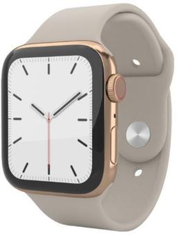 Apple Watch Series 5 (Cellular + GPS) - 32GB - 44mm - Gold Stainless Steel Case with Starlight Rubber Sport Band