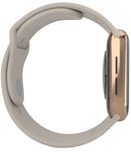 Apple Watch Series 5 (Cellular + GPS) - 32GB - 44mm - Gold Stainless Steel Case with Starlight Rubber Sport Band