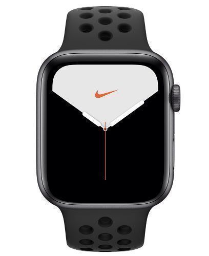 Apple Watch Series 5 (GPS) - 32GB - 40mm - Space Grey Nike (Aluminum) Case with Antracite/Black Rubber Nike Sport Band