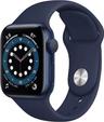 Apple Watch Series 6 (Cellular + GPS) - 32GB - 40mm - Blue Aluminum Case with Blue Rubber Sport Band