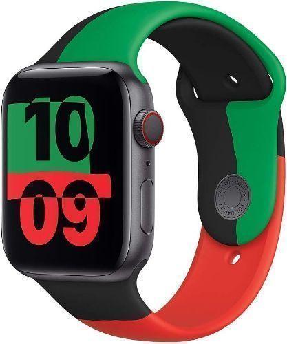Apple Watch Series 6 (GPS) - 32GB - 44mm - Space Grey Aluminum Case with Black Unity Rubber Sport Band