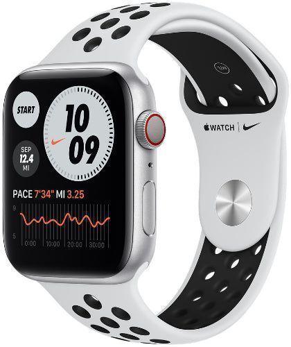 Apple Watch Series 6 (GPS) - 32GB - 40mm - Silver Nike (Aluminum) Case with Pure Platinum/Black Rubber Nike Sport Band