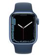 Apple Watch Series 7 (Cellular + GPS) - 32GB - 45mm - Blue Aluminum Case with Abyss Blue Rubber Sport Band