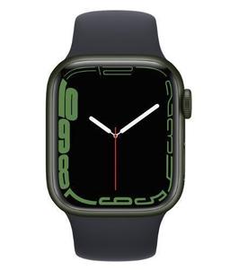 Apple Watch Series 7 (Cellular + GPS) - 32GB - 41mm - Green Aluminum Case with Midnight Rubber Sport Band