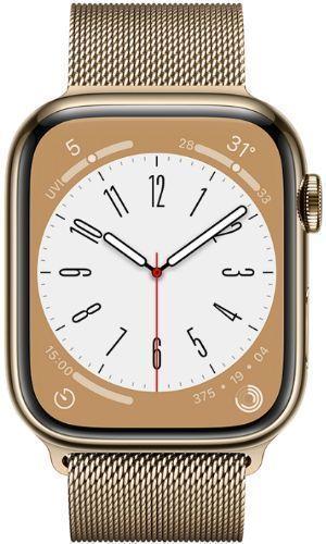 Apple Watch Series 8 Stainless Steel 41mm in Gold in Premium condition