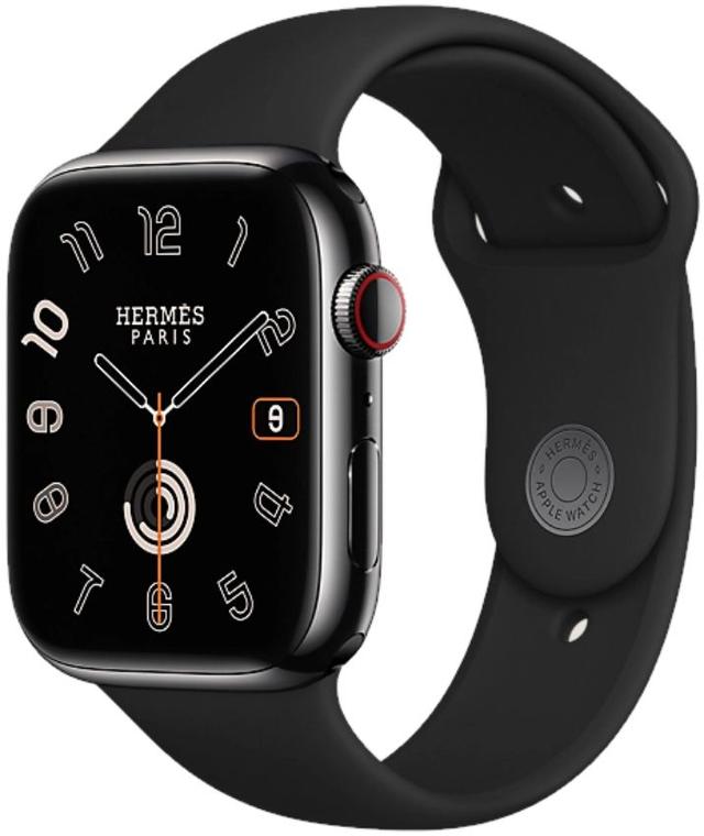 Apple Watch Series 8 Hermes (Stainless Steel) 41mm in Graphite in Pristine condition