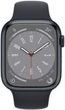 Apple Watch Series 8 (GPS) - 32GB - 41mm - Midnight Aluminum Case with Midnight Rubber Sport Band