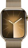 Apple Watch Series 9 (Cellular + GPS) - 64GB - 41mm - Gold Stainless Steel Case with Gold Stainless Steel Milanese Loop Band - One Size