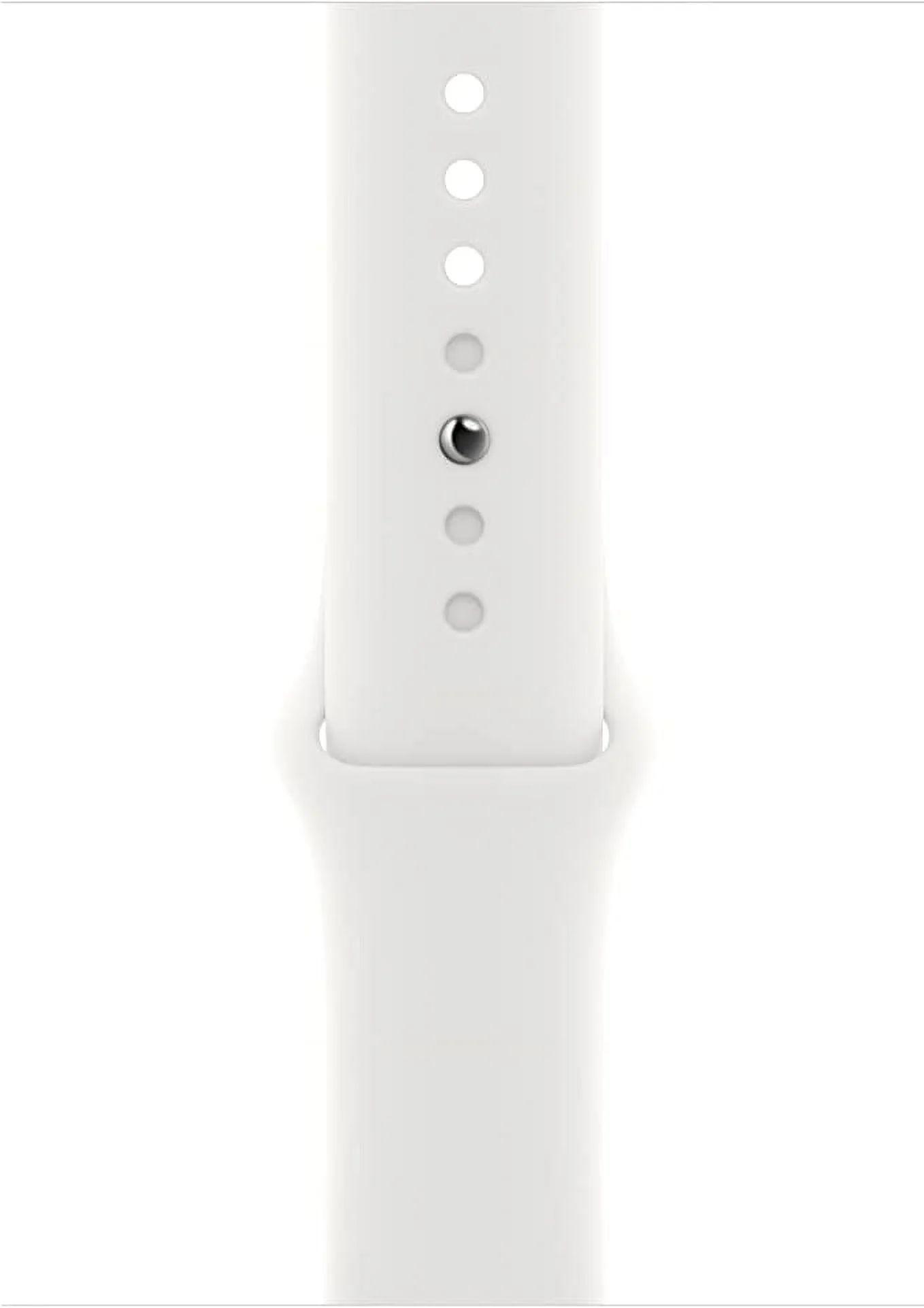Apple  Watch Sport Band (45mm) - White - Medium/Large Size - Excellent