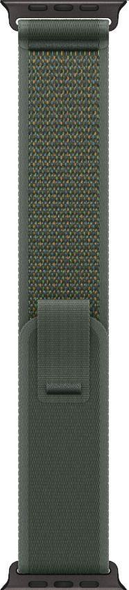 Apple Watch Ultra 2 (Cellular + GPS) - 64GB - 49mm - Black Titanium Case with Green Textile Alpine Loop Band - Medium Size