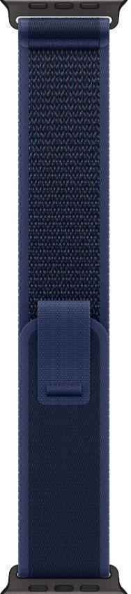 Apple Watch Ultra 2 (Cellular + GPS) - 64GB - 49mm - Black Titanium Case with Blue Textile Trail Loop Band - M/L Size