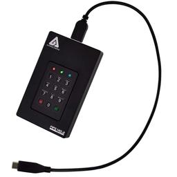 Apricorn Aegis Fortress 2TB External Hard Drive - Black