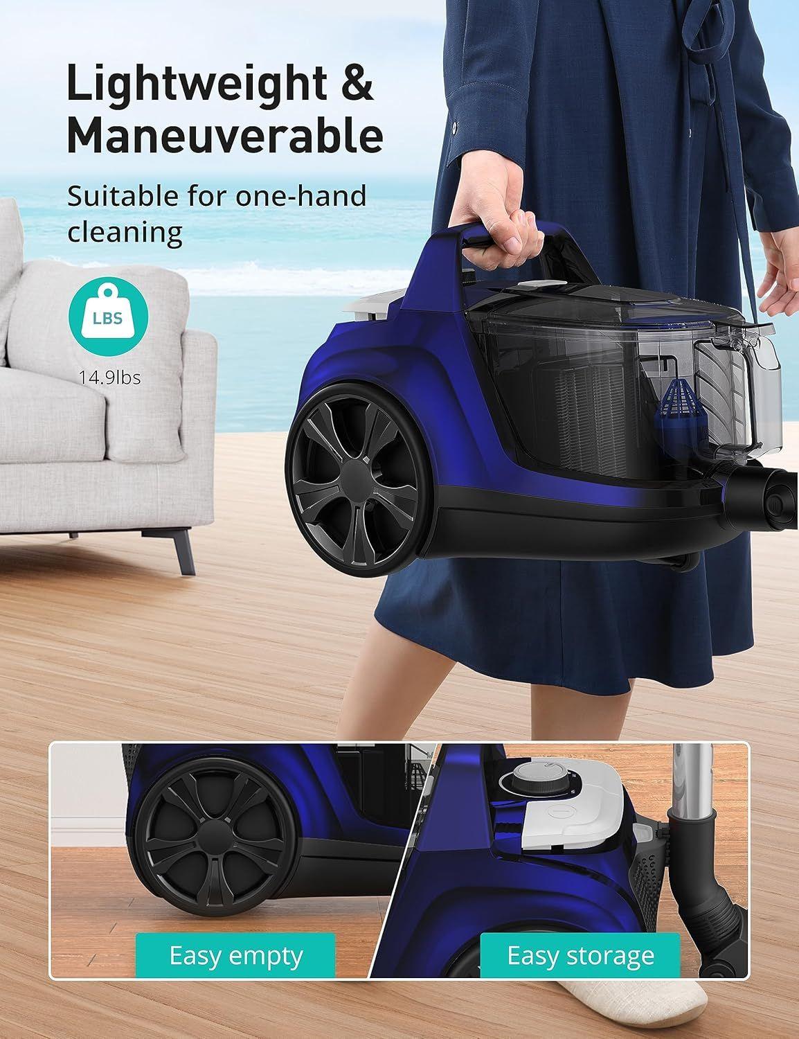 Aspiron 1200W Canister Vacuum Cleaner AS-CA006 - Blue