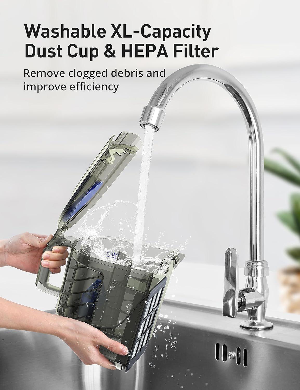 Aspiron 1200W Canister Vacuum Cleaner AS-CA006 - Blue