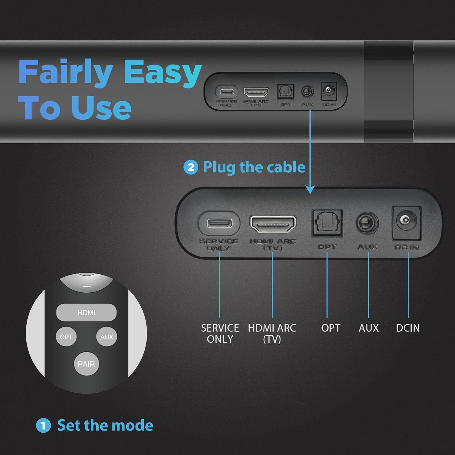 Assist Trust KY8000 Sound Bars - Black