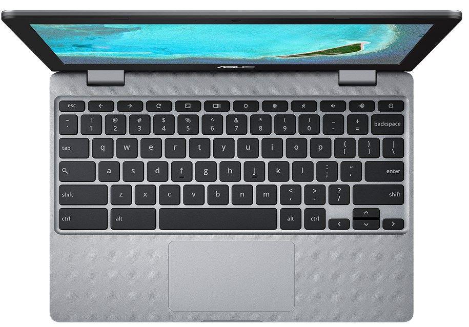Asus Chromebook C223NA Laptop 11.6" - Gray - Intel Celeron N3350 1.1GHz - 4GB RAM - 32GB