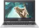Asus Chromebook CX1 CX1100 Laptop 11.6" Intel Celeron N3350 1.1GHz in Transparent Silver in Excellent condition