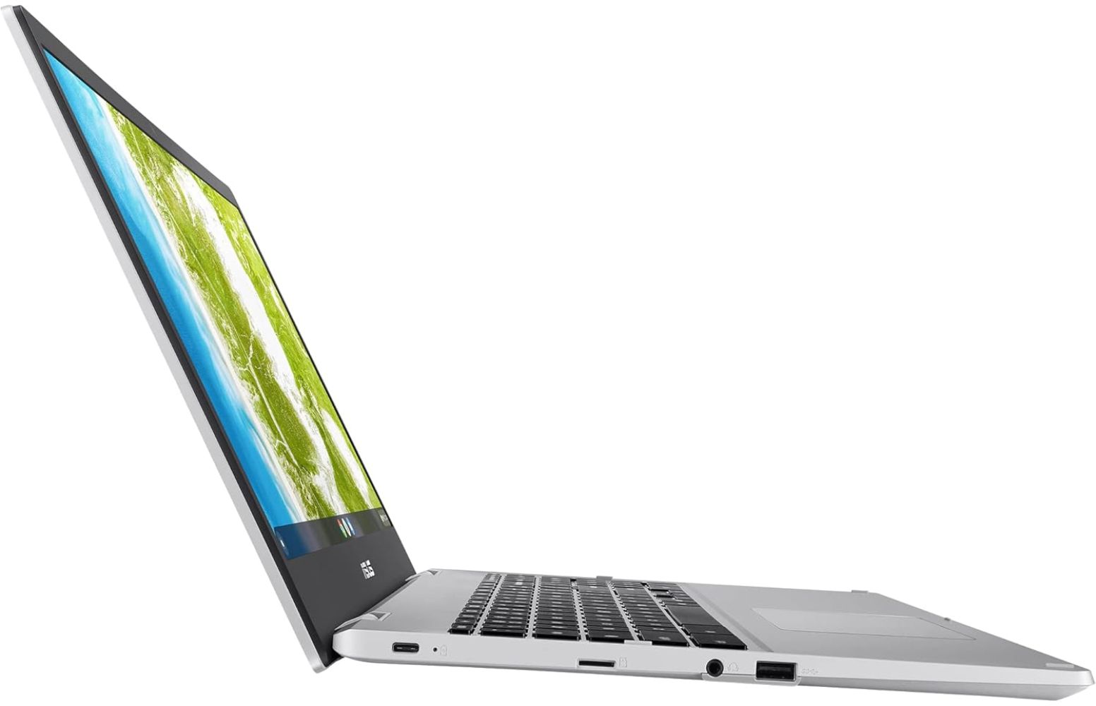 ASUS Chromebook CX1 (CX1500CKA) Laptop 15.6" - Transparent Silver - Intel Celeron N4500 1.1GHz - 4GB RAM - 64GB